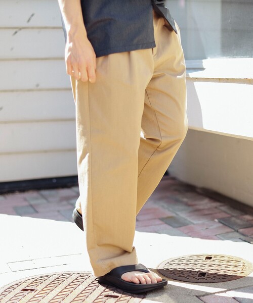 B:MING by BEAMS(ビーミングバイビームス)の「ソロテックス(R)ワイド ストレッチ チノパンツ(チノパンツ・メンズ・ブラック/ベージュ・X-LARGE/MEDIUM/LARGE/SMALL)」の2枚目の写真