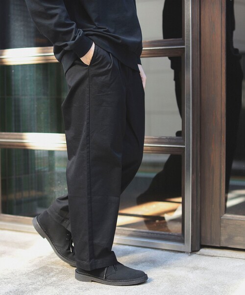 B:MING by BEAMS(ビーミングバイビームス)の「ソロテックス(R)ワイド ストレッチ チノパンツ(チノパンツ・メンズ・ブラック/ベージュ・X-LARGE/MEDIUM/LARGE/SMALL)」の5枚目の写真