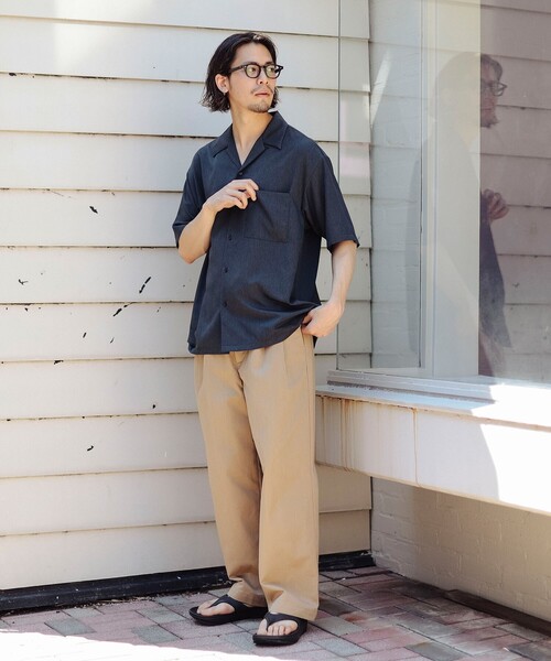 B:MING by BEAMS(ビーミングバイビームス)の「ソロテックス(R)ワイド ストレッチ チノパンツ(チノパンツ・メンズ・ブラック/ベージュ・X-LARGE/MEDIUM/LARGE/SMALL)」の8枚目の写真