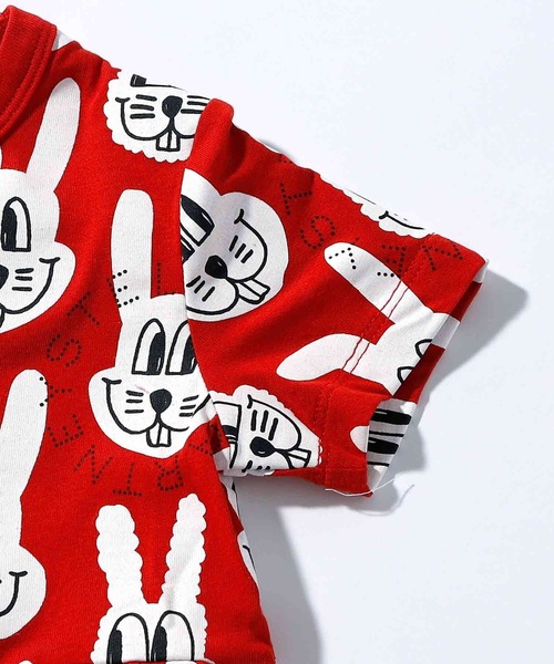 STELLA McCARTNEY（ステラマッカートニー）の「STELLA McCARTNEY (ステラマッカートニー) Kids & Junior アニマル総柄半袖ワンピース（ワンピース・キッズ・レッド・4Y/6Y/8Y/3Y/5Y/10Y/12Y/2Y）」の5枚目の写真