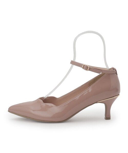 ESPERANZA(エスペランサ)の「スカラップストラップミドルヒールパンプス【ESPERANZA_blanca】結婚式二次会 パーティー(パンプス・レディース・ダークウッド/ブラック・S/M/L/LL)」の13枚目の写真