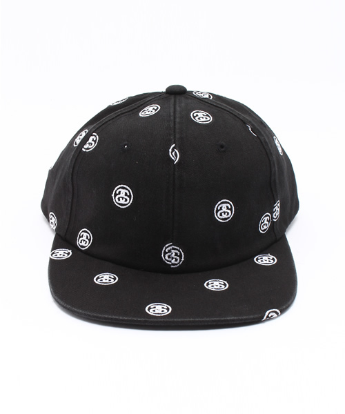 STUSSY（ステューシー）の「SS Link Embroidered Cap（キャップ・メンズ・カーキ/ブラック・FREE）」の6枚目の写真