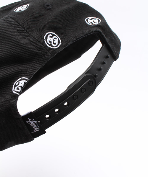 STUSSY（ステューシー）の「SS Link Embroidered Cap（キャップ・メンズ・カーキ/ブラック・FREE）」の7枚目の写真
