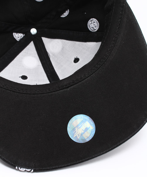 STUSSY（ステューシー）の「SS Link Embroidered Cap（キャップ・メンズ・カーキ/ブラック・FREE）」の8枚目の写真