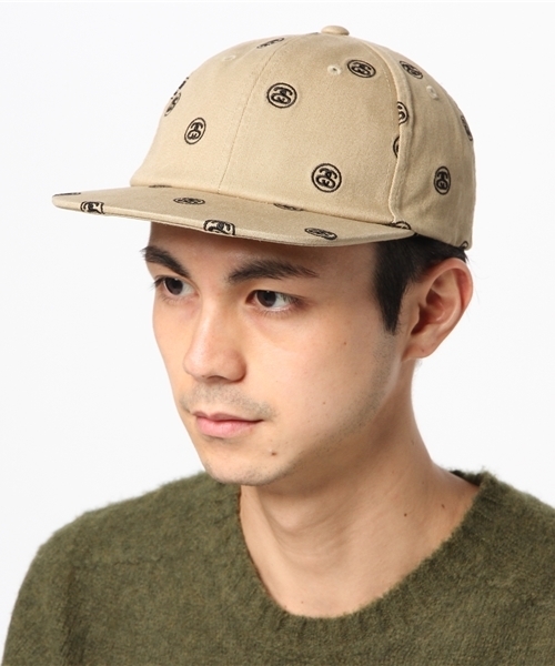 STUSSY（ステューシー）の「SS Link Embroidered Cap（キャップ・メンズ・カーキ/ブラック・FREE）」の9枚目の写真