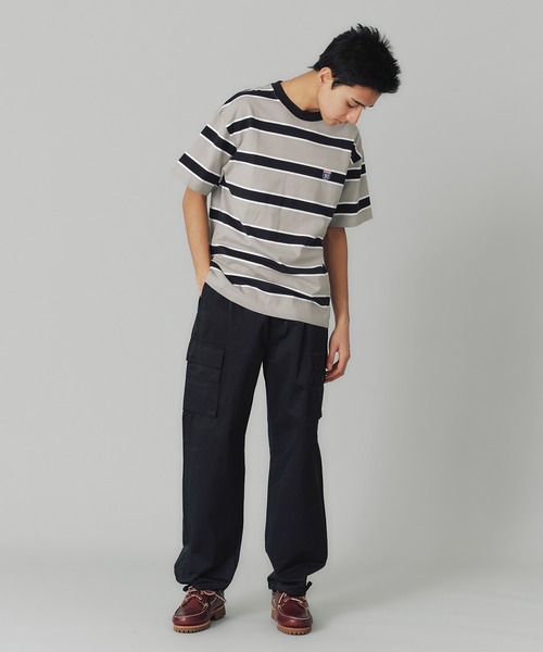 XLARGE（エクストララージ）の「XL91 STRIPED S/S TEE（Tシャツ/カットソー・メンズ・グレー/ブルー/ブラウン・XL/S/M/L）」の14枚目の写真