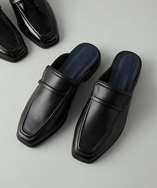 CITEN(シテン)の「<CITEN>ローファー ミュール(サンダル・レディース・その他1/ブラック・L/M/S)」の2枚目の写真