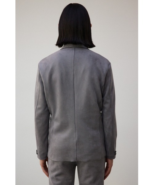 AZUL by moussy(アズールバイマウジー)の「プリマベーラフェイクスウェードジャケット(テーラードジャケット・メンズ・ベージュ/グレー・MEDIUM/LARGE)」の13枚目の写真