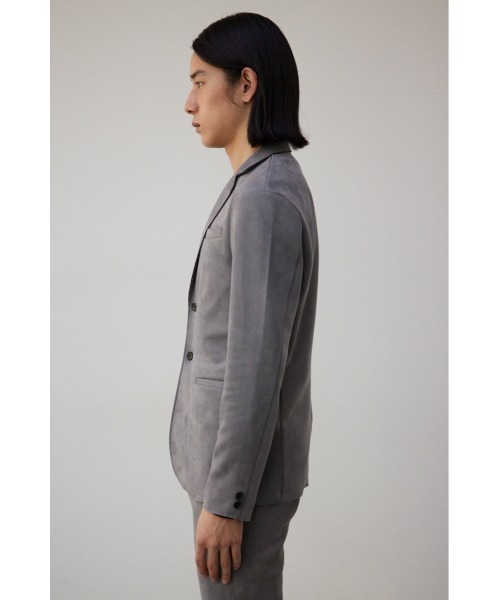 AZUL by moussy(アズールバイマウジー)の「プリマベーラフェイクスウェードジャケット(テーラードジャケット・メンズ・ベージュ/グレー・MEDIUM/LARGE)」の12枚目の写真