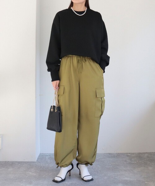 fredy emue（フレディエミュ）の「レオパードジャガードカットプルオーバー（Tシャツ/カットソー・レディース・オフホワイト/ブラック/ライトグレー・38）」の15枚目の写真