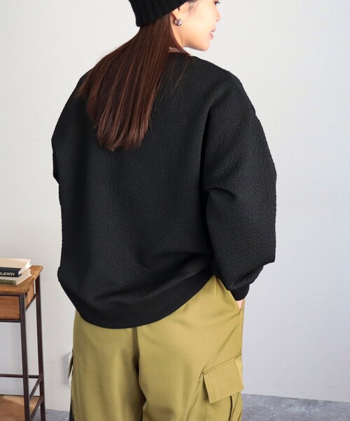 fredy emue（フレディエミュ）の「レオパードジャガードカットプルオーバー（Tシャツ/カットソー・レディース・オフホワイト/ブラック/ライトグレー・38）」の12枚目の写真