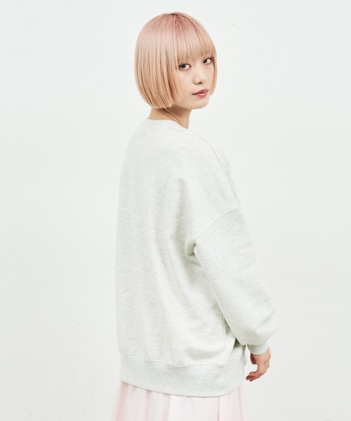 MERLOT（メルロー）の「チューリップスウェット（スウェット・レディース・グレー/ホワイト・FREE）」の7枚目の写真