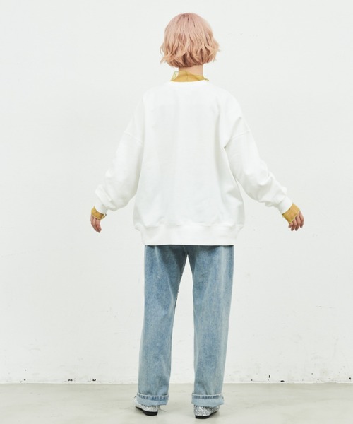 MERLOT（メルロー）の「チューリップスウェット（スウェット・レディース・グレー/ホワイト・FREE）」の15枚目の写真