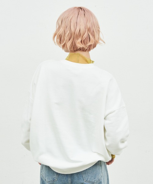 MERLOT（メルロー）の「チューリップスウェット（スウェット・レディース・グレー/ホワイト・FREE）」の21枚目の写真