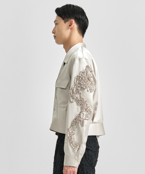 2025SS TAAKK コットンメッシュエンブロイダリーブルゾン TAAKK（ターク）の「【TAAKK/ターク】EMBROIDERY BLOUSON/エンブロイ