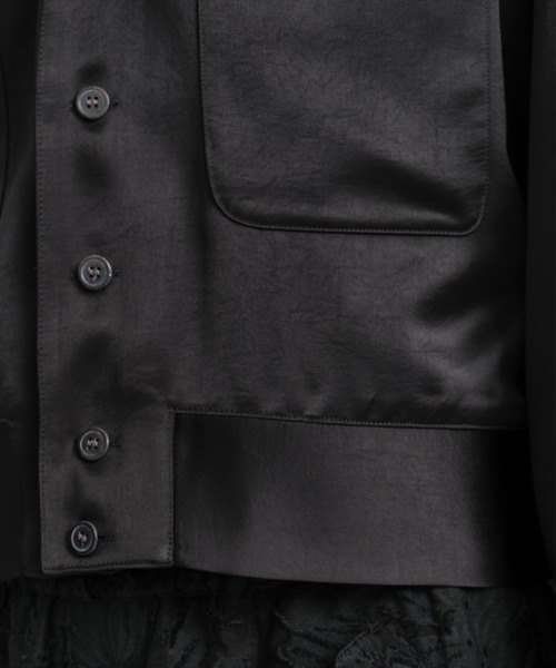 TAAKK(ターク)の「【TAAKK/ターク】EMBROIDERY BLOUSON/エンブロイダリーブルゾン(ブルゾン・メンズ・ホワイト/ブラック・1/2)」の4枚目の写真