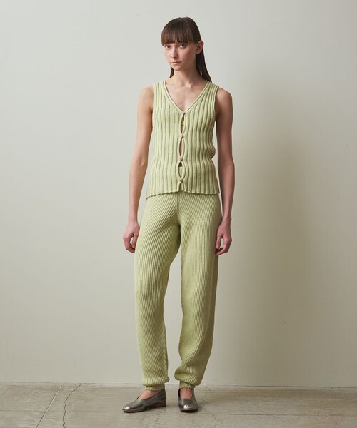 Baserange LOU LOU VEST コットン ニット ベスト Steven Alan