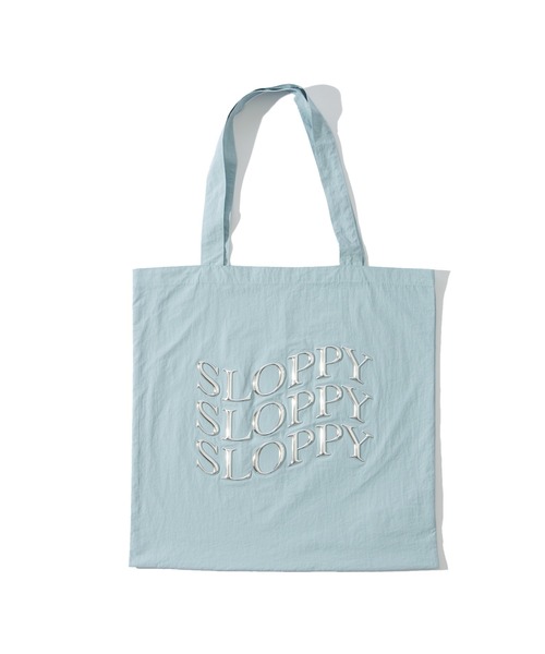 WHO'S WHO gallery(フーズフーギャラリー)の「【SLOPPY/スロッピー】メタルプリントトート(トートバッグ・レディース・チャコールグレー/ライトグレー/サックスブルー/ブラック/アイボリー・FREE)」の10枚目の写真