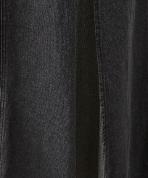 RAGEBLUE（レイジブルー）の「ワイドプリーツデニムフレアスカート（デニムスカート・レディース・ブラック/ブルー・FREE）」の17枚目の写真