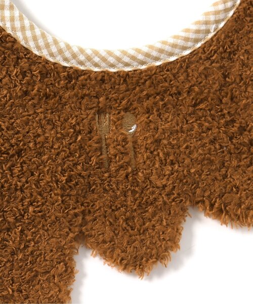 apres les cours（アプレレクール）の「とろーりスタイ（スタイ/よだれかけ・キッズ・アイボリー/ブラウン・90）」の7枚目の写真