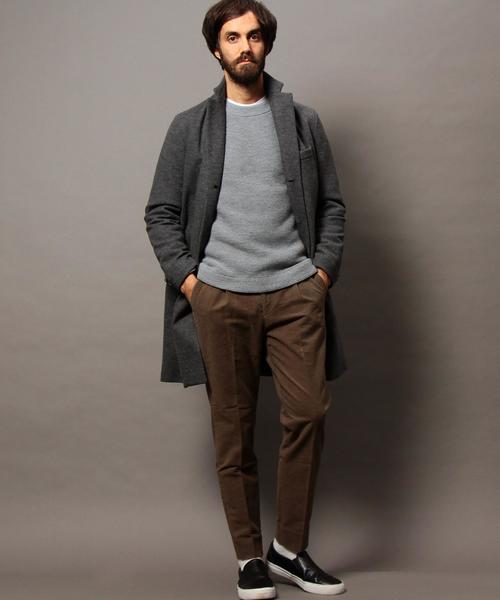 BEAUTY&YOUTH UNITED ARROWS(ビューティーアンドユースユナイテッドアローズ)の「BY ∴ モールスキン 1プリーツ ワイド テーパードパンツ ◆(その他パンツ・メンズ・ナチュラル/オリーブ/ネイビー・X-LARGE/SMALL/LARGE/MEDIUM)」の10枚目の写真