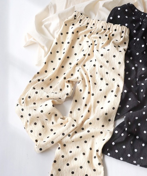 antiqua(アンティカ)の「ドット柄パンツ(その他パンツ・キッズ・ブラック/アイボリー・130/120)」の22枚目の写真