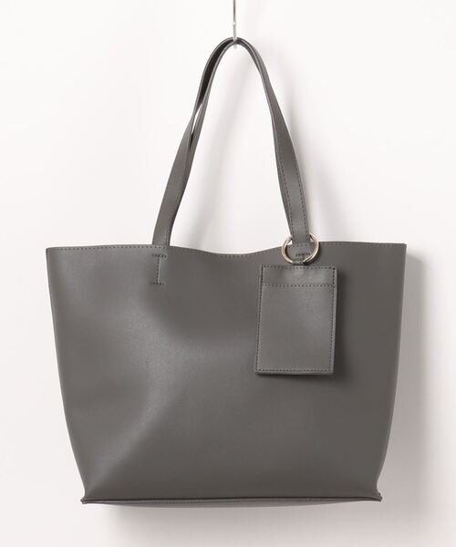 salle de bal（サルデバル）の「polka polka / ポルカポルカ グランラージA4トート トートバッグ 通勤バッグ  largeA4tote SDI（トートバッグ・レディース・アイボリー/ブラック/ライトグレー/ブラウン/シルバー/グリーン/レッド/チャコール・FREE）」の4枚目の写真