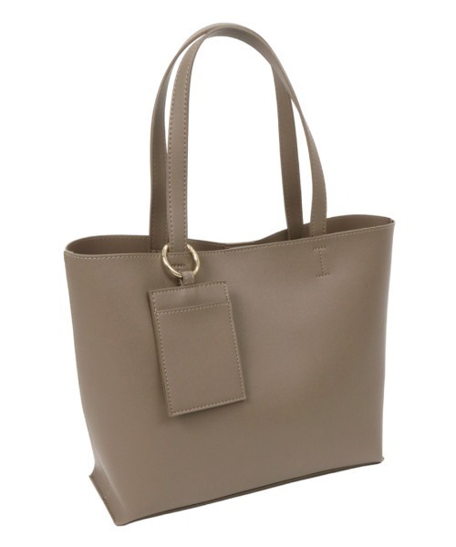 salle de bal（サルデバル）の「polka polka / ポルカポルカ グランラージA4トート トートバッグ 通勤バッグ  largeA4tote SDI（トートバッグ・レディース・アイボリー/ブラック/ライトグレー/ブラウン/シルバー/グリーン/レッド/チャコール・FREE）」の5枚目の写真