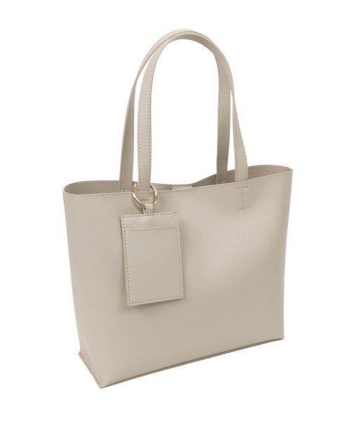 salle de bal（サルデバル）の「polka polka / ポルカポルカ グランラージA4トート トートバッグ 通勤バッグ  largeA4tote SDI（トートバッグ・レディース・アイボリー/ブラック/ライトグレー/ブラウン/シルバー/グリーン/レッド/チャコール・FREE）」の10枚目の写真