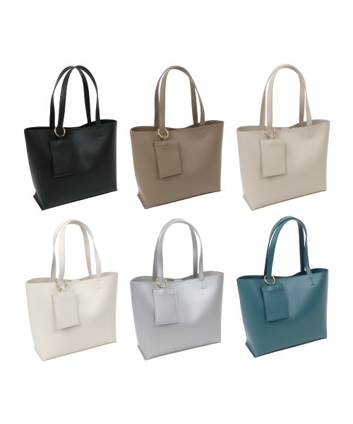 salle de bal（サルデバル）の「polka polka / ポルカポルカ グランラージA4トート トートバッグ 通勤バッグ  largeA4tote SDI（トートバッグ・レディース・アイボリー/ブラック/ライトグレー/ブラウン/シルバー/グリーン/レッド/チャコール・FREE）」の11枚目の写真