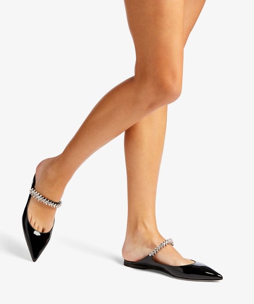 JIMMY CHOO（ジミーチュウ）の「BING FLAT（その他シューズ・レディース・ブラック・37/38/36）」の2枚目の写真