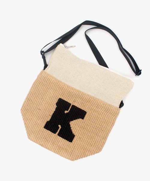 FABRICO（ファブリコ）の「【FABRICO】アルファベットジュートサコッシュ（ショルダーバッグ・レディース・M/K・FREE）」の10枚目の写真