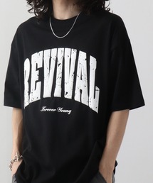 RGY REVIVAL 発泡PT ビッグシルエットTシャツ