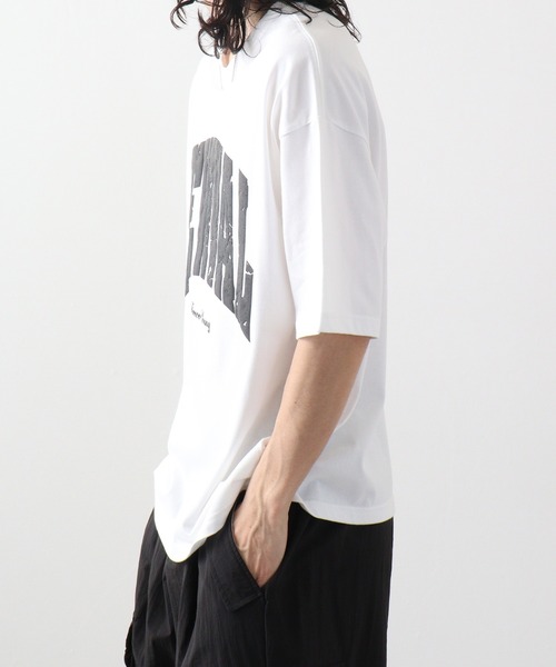 RGY(アールジーワイ)の「RGY REVIVAL 発泡PT ビッグシルエットTシャツ(Tシャツ/カットソー・メンズ・ブラック/ホワイト/ネイビー・L/M)」の14枚目の写真