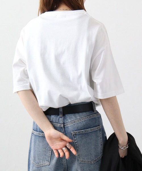 RGY(アールジーワイ)の「RGY REVIVAL 発泡PT ビッグシルエットTシャツ(Tシャツ/カットソー・メンズ・ブラック/ホワイト/ネイビー・L/M)」の21枚目の写真