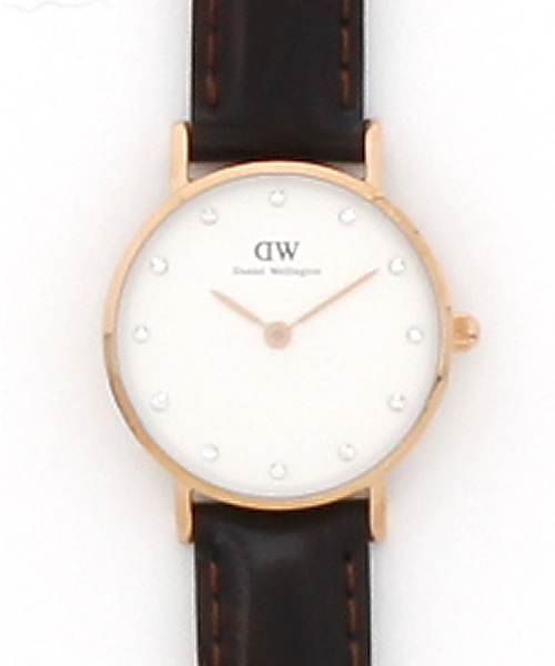 Ray BEAMS(レイビームス)の「DANIEL WELLINGTON / Classy ローズゴールド 26mm (アナログ腕時計・レディース・ブラック/ブラウン/ダークブラウン・ONE SIZE)」の3枚目の写真