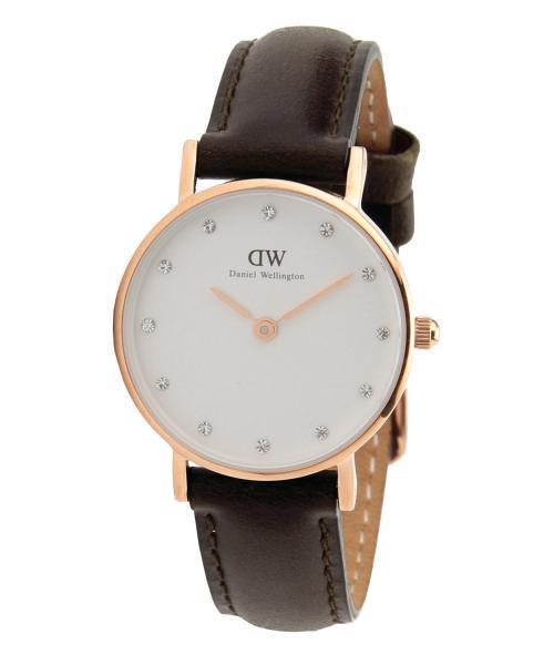 Ray BEAMS(レイビームス)の「DANIEL WELLINGTON / Classy ローズゴールド 26mm (アナログ腕時計・レディース・ブラック/ブラウン/ダークブラウン・ONE SIZE)」の4枚目の写真