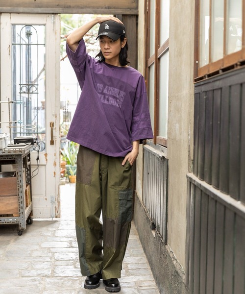 niko and...（ニコアンド）の「パッチワークベイカーパンツ（その他パンツ・メンズ・ベージュ/カーキ・MEDIUM/LARGE）」の3枚目の写真