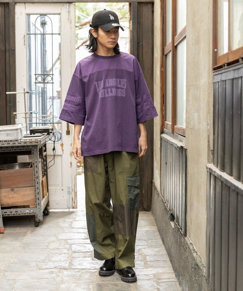 niko and...（ニコアンド）の「パッチワークベイカーパンツ（その他パンツ・メンズ・ベージュ/カーキ・MEDIUM/LARGE）」の4枚目の写真