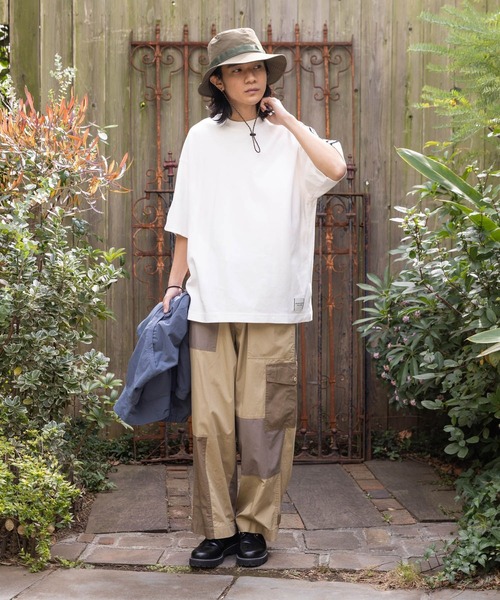 niko and...（ニコアンド）の「パッチワークベイカーパンツ（その他パンツ・メンズ・ベージュ/カーキ・MEDIUM/LARGE）」の9枚目の写真