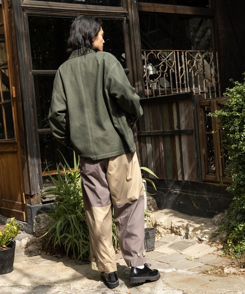 niko and...（ニコアンド）の「パッチワークベイカーパンツ（その他パンツ・メンズ・ベージュ/カーキ・MEDIUM/LARGE）」の14枚目の写真