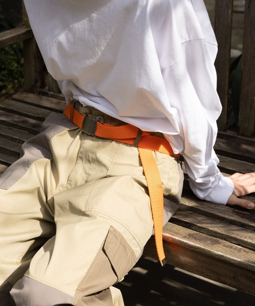 niko and...（ニコアンド）の「パッチワークベイカーパンツ（その他パンツ・メンズ・ベージュ/カーキ・MEDIUM/LARGE）」の18枚目の写真