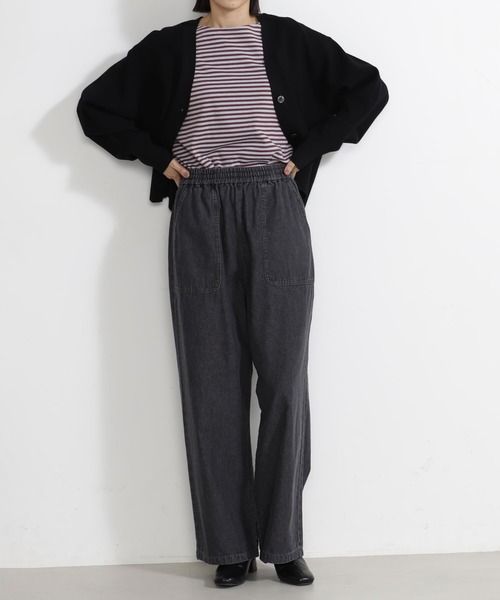 FOUND GOOD（ファウンドグッド）の「Easyベイカーパンツ（その他パンツ・レディース・ブルー系5/アイボリー/ネイビー/グレー系8・S/M/L）」の2枚目の写真