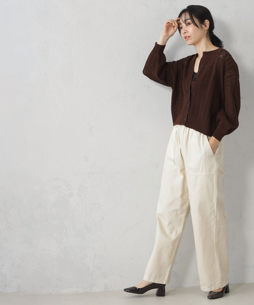 FOUND GOOD（ファウンドグッド）の「Easyベイカーパンツ（その他パンツ・レディース・ブルー系5/アイボリー/ネイビー/グレー系8・S/M/L）」の9枚目の写真