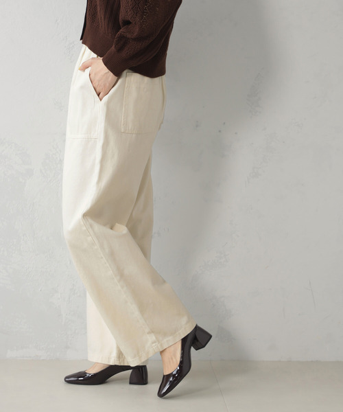 FOUND GOOD（ファウンドグッド）の「Easyベイカーパンツ（その他パンツ・レディース・ブルー系5/アイボリー/ネイビー/グレー系8・S/M/L）」の10枚目の写真