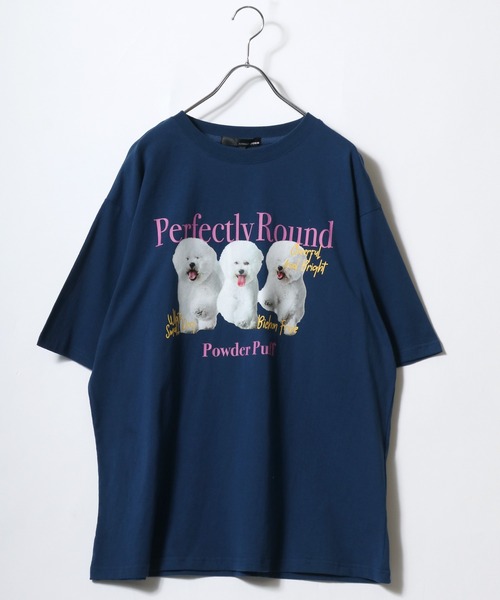 CLASSYMASTER 愛犬美容ガウンヘアデザイナーバリスタ半袖シャツ セール】別注カラー キャット・ドッグ アニマルフォトプリント