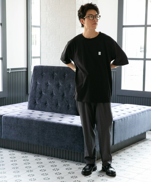 NANO universe(ナノユニバース)の「Eiji×nano・universeプリント 黒Tシャツ半袖(Tシャツ/カットソー・メンズ・ブラック系その他/ブラック系その他5/ブラック系その他3/ブラック系その他2/ブラック系その他4・S/M/L/XL)」の10枚目の写真