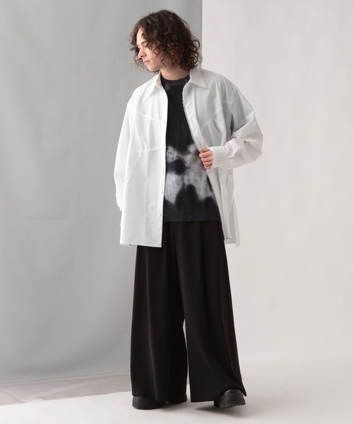 HARE（ハレ）の「ブラープリントニットプルオーバー(HARE)（ニット/セーター・メンズ・ブラック/レッド・FREE）」の3枚目の写真