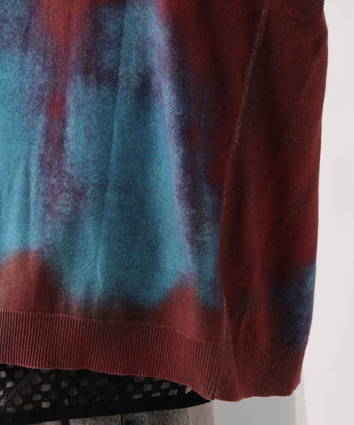 HARE（ハレ）の「ブラープリントニットプルオーバー(HARE)（ニット/セーター・メンズ・ブラック/レッド・FREE）」の13枚目の写真