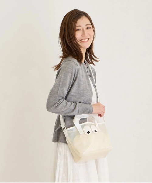 go slow caravan(ゴースローキャラバン)の「ROOTOTE/ルートート EU.ベビールー.ゲイズ-A(トートバッグ・レディース・ブラウン/ホワイト/ブラック・FREE)」の7枚目の写真